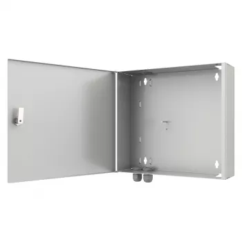 EFB Mini Wall Mount Enclosure 5 Modules 290x320x88mm, Light Grey (RAL 7035), IP30, Lockable