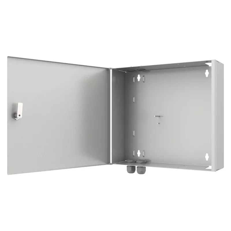 EFB Mini Wall Mount Enclosure 5 Modules 290x320x88mm, Light Grey (RAL 7035), IP30, Lockable