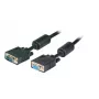 Przedłużacz EFB SVGA/HDTV, 2x HD-SUB15, wtyk do gniazda, czarny, 1,8 m K5327SW.1,8V2