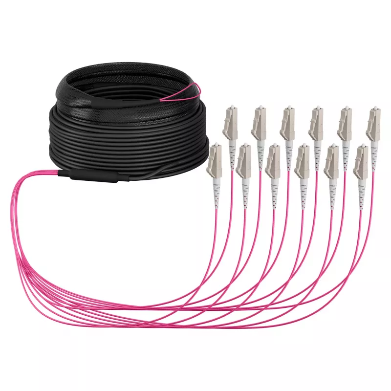EFB Trunkkabel U-DQ(ZN)BH OM4 12G (1x12) LC-LC 40m Dca LSZH