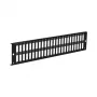 EFB VSB2HE-FP-SW-48SC-D 19-calowy panel przedni 2U do 24 adapterów SC Duplex/LC Quad, pionowy, czarny