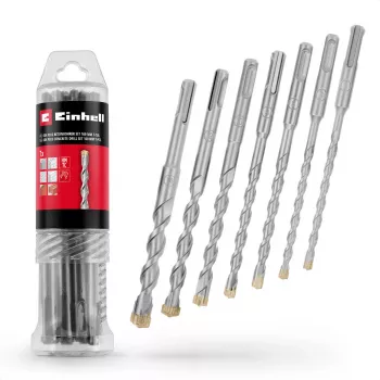 Einhell 265510 Zestaw wierteł udarowych SDS-plus, 7 szt., Ø 6-14 mm, 160 mm