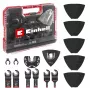 Einhell 708135 XL-PLUS-CASE zestaw akcesoriów do narzędzi wielofunkcyjnych BiM HSS, 10 elementów