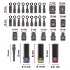 Zestaw bitów i nasadek udarowych Einhell 1/2 inch 32-częściowy w walizce XL