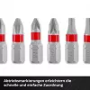 Einhell Karabiner Impact Bit Set 10-częściowy 1/4 inch Hex Bity udarowe z karabińczykiem