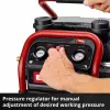 EINHELL Power X-Change Akumulatorowa Sprężarka Powietrza SILENZZO 18/160, 18V (Czerwony/Czarny, bez Akumulatora i Ładowarki)