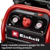 EINHELL Power X-Change Akumulatorowa Sprężarka Powietrza SILENZZO 18/160, 18V (Czerwony/Czarny, bez Akumulatora i Ładowarki)