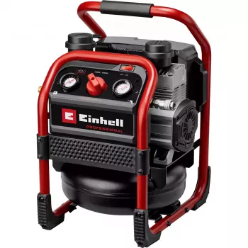 EINHELL Power X-Change Akumulatorowa Sprężarka Powietrza SILENZZO 18/160, 18V (Czerwony/Czarny, bez Akumulatora i Ładowarki)