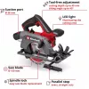 Einhell Power X-Change Akumulatorowa Ręczna Pilarka Tarczowa TE-CS 18/150-2 Li-Solo, 18V (Czerwony/Czarny, bez akumulatora i ładowarki)