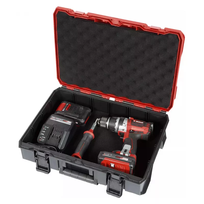 Einhell TP-CD 18/70 Li-i BL Akumulatorowa Wiertarko-wkrętarka udarowa – 18V Brushless, 70 Nm, 2-biegowa, 2x4.0Ah Li-Ion