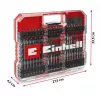 EINHELL XL-CASE Zestaw bitów udarowych i wierteł, 95-częściowy, zestaw wierteł i bitów