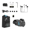 EJEAS K1Pro+ Interkom Motocyklowy z Rejestratorem 1080P - Pojedynczy Interkom