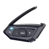 EJEAS MS20 Interkom Motocyklowy z Bluetooth 5.1, Zasięg 1000m, IP65, Redukcja Szumów CVC, Głośniki HD Stereo, Radio FM, USB-C, Do 20h Czasu Rozmowy