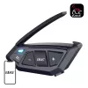 EJEAS MS20 Interkom Motocyklowy z Bluetooth 5.1, Zasięg 1000m, IP65, Redukcja Szumów CVC, Głośniki HD Stereo, Radio FM, USB-C, Do 20h Czasu Rozmowy
