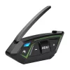 EJEAS MS8-SE Bluetoothowy Interkom Motocyklowy - 8 Osób, Zasięg 1,5 km, IP65, 20 h Czasu Rozmów
