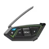 EJEAS MS8-SE Bluetoothowy Interkom Motocyklowy - 8 Osób, Zasięg 1,5 km, IP65, 20 h Czasu Rozmów