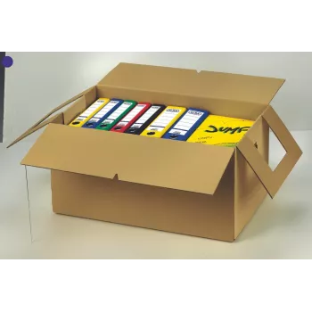 ELBA Moving Box tric System z Nadrukiem Archiwalnym Naturalny Brąz