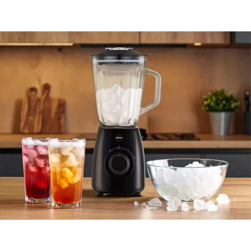 ELDOM BK6 NOXAR blender kielichowy 500W czarny 2x600ml butelki Tritan pulsacyjny