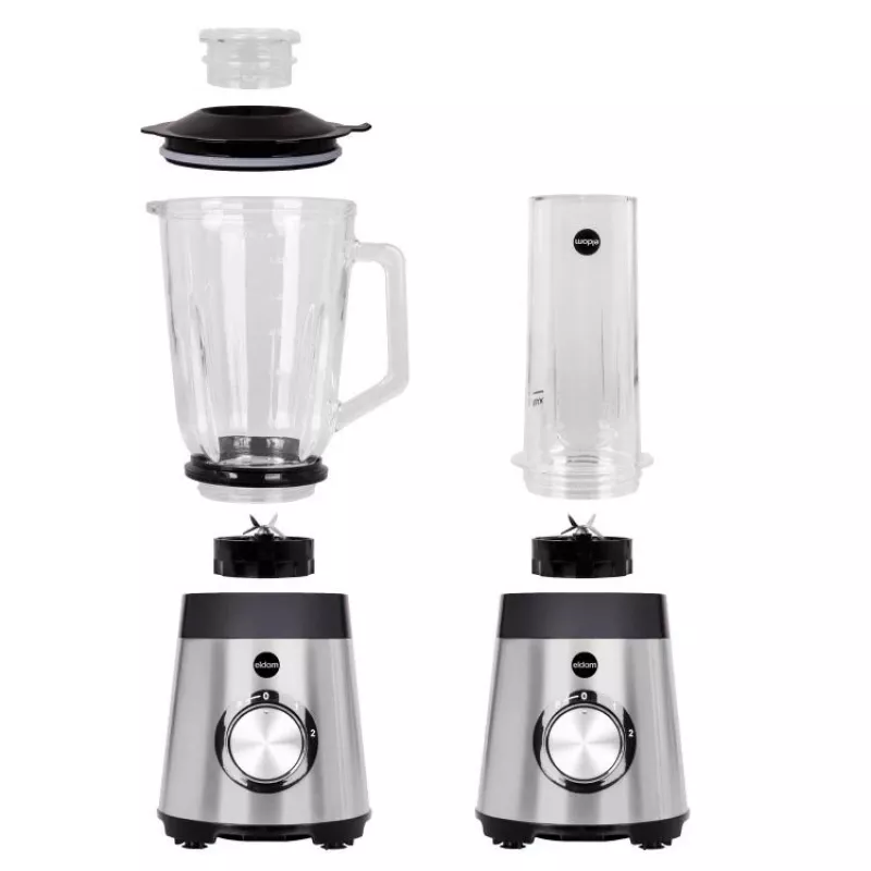 ELDOM BK7S STALO 2.0 L blender kielichowy 1000 W czarno-srebrny