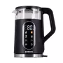ELDOM C560 Nuvia Czajnik bezprzewodowy z regulacją temperatury, 1,7 L, 2200 W, wyświetlacz LED, stal nierdzewna/czarny