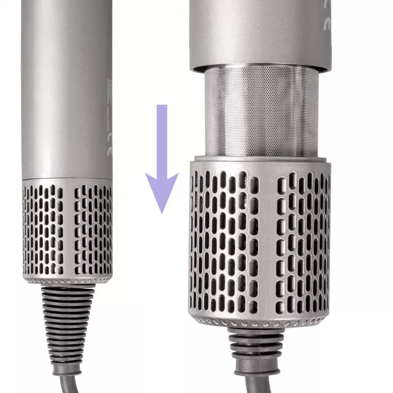 Suszarka do włosów ELDOM HT280, 1650 W, szary, 3 poziomy grzania, 2 poziomy nadmuchu, zimny nawiew, dysza koncentrująca, wyjmowany filtr powietrza, pętla do zawieszania, ochrona przed przegrzaniem, kabel 1,8 m