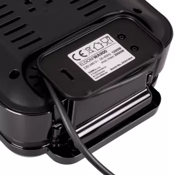 ELDOM WA900 Gofernica do wafli 1200W Czarny