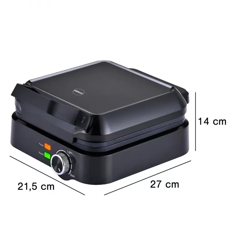 ELDOM WA900 Gofernica do wafli 1200W Czarny