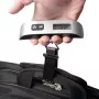 ELDOM WB10 Cyfrowa waga bagażowa 50 kg z podświetlanym ekranem LCD, hakiem ze stali nierdzewnej, funkcjami tare i hold