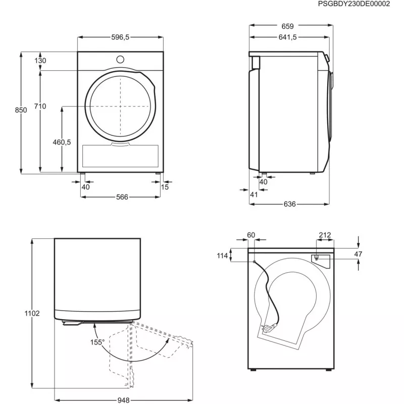 Electrolux 700 DelicateCare 9kg Suszarka bębnowa z pompą ciepła