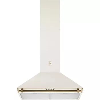 Elektryczny okap kuchenny ścienny Electrolux EFC226V w kolorze kremowym, 420 m³/h
