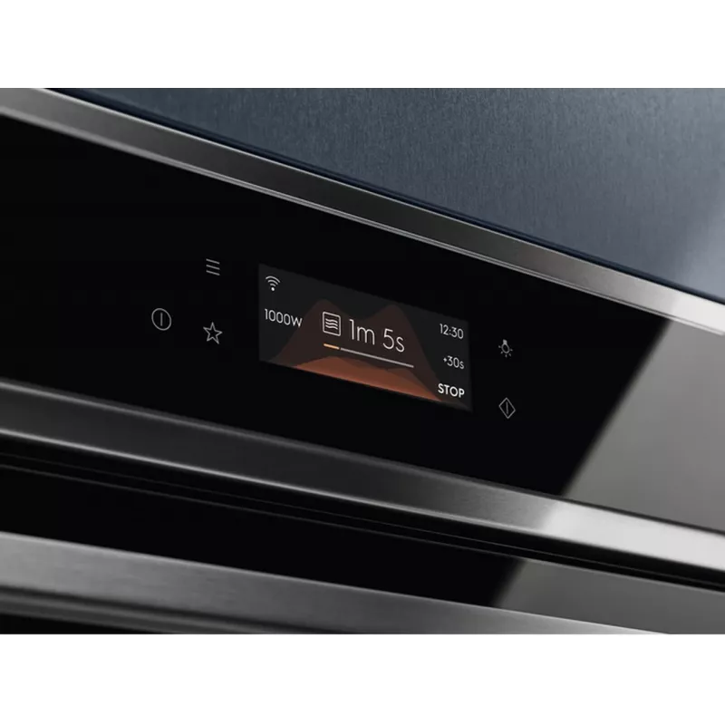 Electrolux EOC8P39WX Wbudowany piekarnik jednofunkcyjny z czyszczeniem pirolitycznym, 71L, klasa energetyczna A+, stal nierdzewna