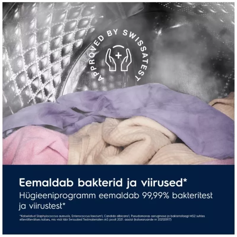 Pralka ładowana od przodu Electrolux EW6F8492E 9kg 1400obr/min (silnik inwerterowy, klasa energetyczna A, biała)
