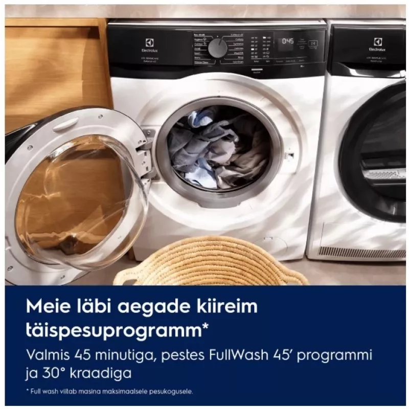 Pralka ładowana od przodu Electrolux EW6F8492E 9kg 1400obr/min (silnik inwerterowy, klasa energetyczna A, biała)