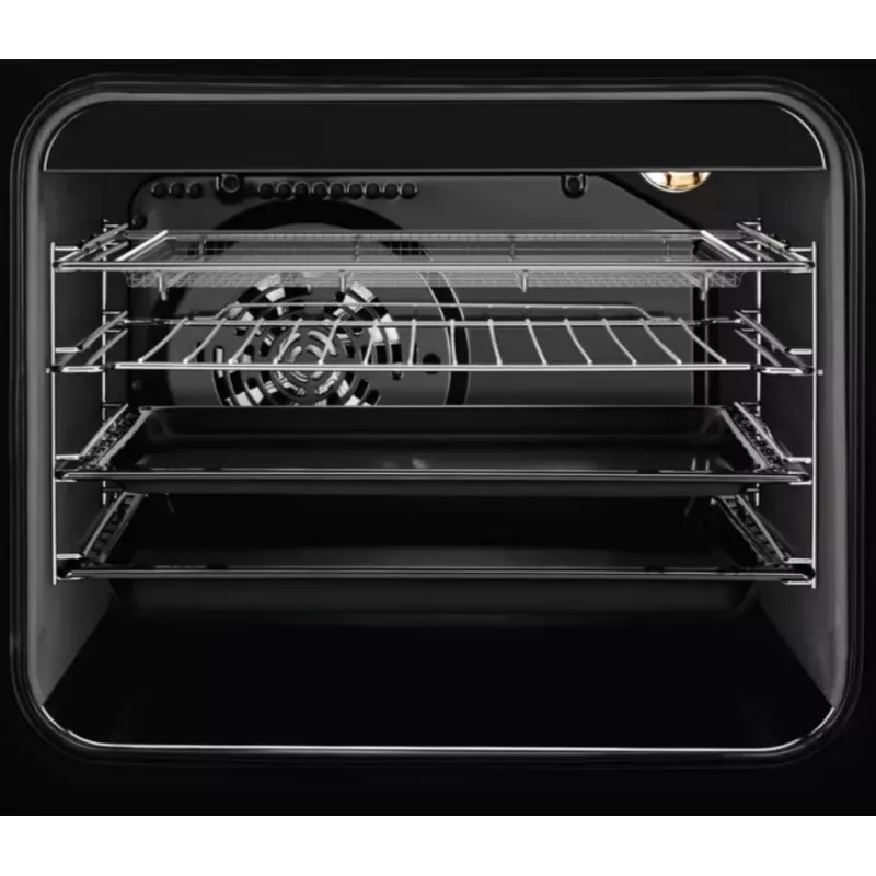 Electrolux LKR564275K Wolnostojąca Kuchenka Elektryczna z Płytą Ceramiczną i Piekarnikiem z Termoobiegiem, Czarna