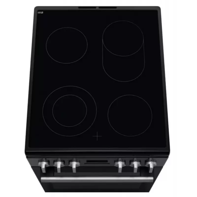 Electrolux LKR564275K Wolnostojąca Kuchenka Elektryczna z Płytą Ceramiczną i Piekarnikiem z Termoobiegiem, Czarna
