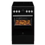 Electrolux LKR564275K Wolnostojąca Kuchenka Elektryczna z Płytą Ceramiczną i Piekarnikiem z Termoobiegiem, Czarna