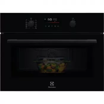 Electrolux LVM6E46Z Wbudowany mikrofalowy piekarnik kombinowany z grillem, 46 L, 900 W, sterowanie dotykowe, czarny