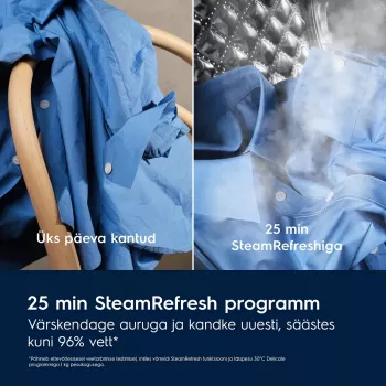 Electrolux SteamCare 700 UniversalDose Pralka, 10 kg, 1600 obr./min, Biały