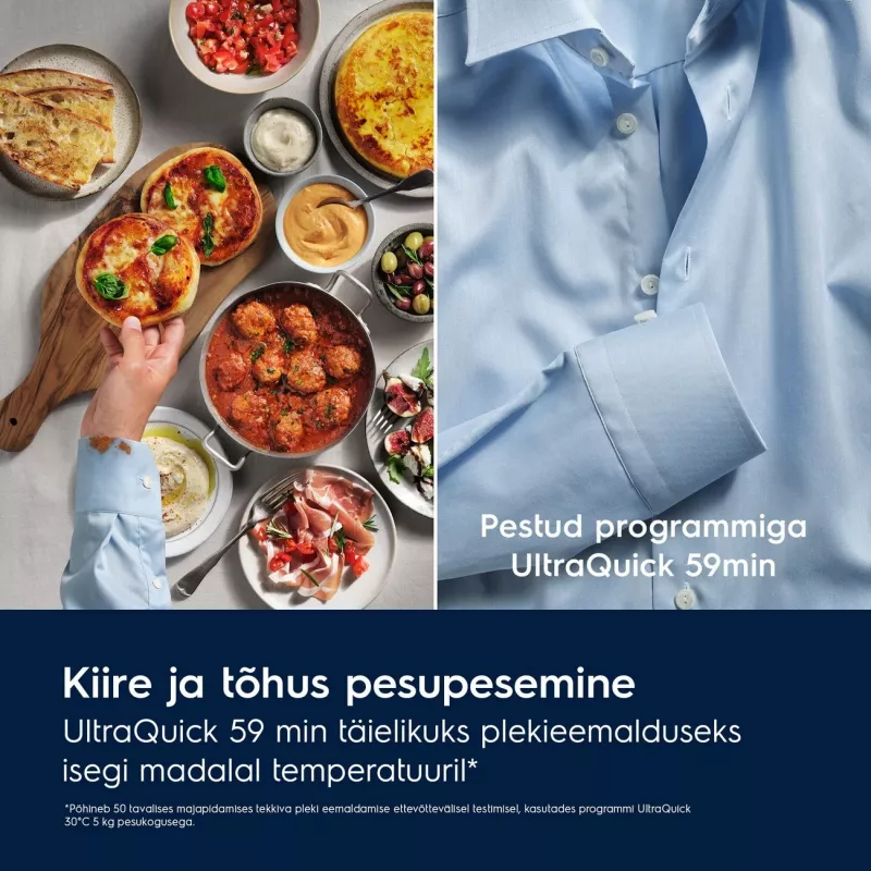Electrolux SteamCare 700 UniversalDose Pralka, 10 kg, 1600 obr./min, Biały