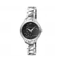 ELIXA Woman E119L483 Analog Quartz Watch 30mm Stainless Steel Mesh Black