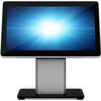 Elo Slim Self-Service Floor Stand do terminala POS - czarno-srebrny - do Elo 1502L, 2002L, 2202L, 2402L, I-Series ESY15i2, ESY15i5, ESY22i2, ESY22i5