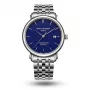 EMILE CHOURIET Męski 001168G406698 Automatyczny zegarek nurkowy 40mm Czarna tarcza Bransoleta ze stali nierdzewnej