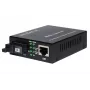 EMITER EM/1GB-ETH-1XSC-1550 Konwerter światłowodowy WDM Ethernet 10/100/1000 Mbps RJ45/1xSC SM 9/125 (Tx 1550nm / Rx 1310nm) 20km