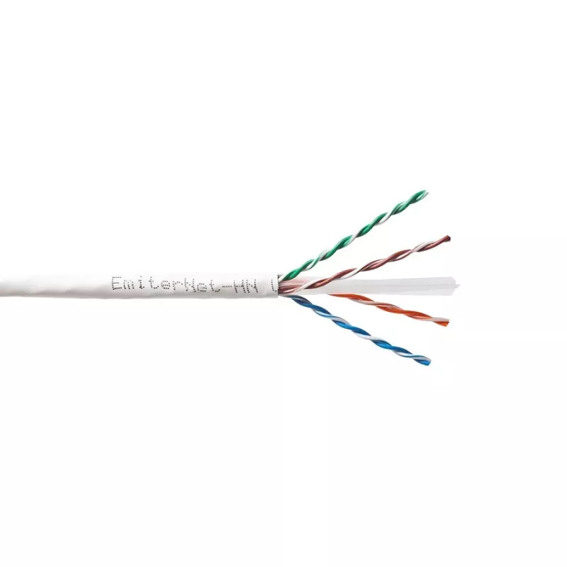 Emiter Net UTP Cat.6 450MHz Solid Copper 23AWG LS0H Bulk Cable