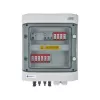 EMITER Switchgear Attached DCAC Hermetic IP65 EMITTER z DC Ogranicznikiem Przepięć Dehn 1000V Typ 2, 2 x PV String, 2 x MPPT // og. AC Dehn Typ 2, 16A 3-F, RCD Typ A 40A/300mA