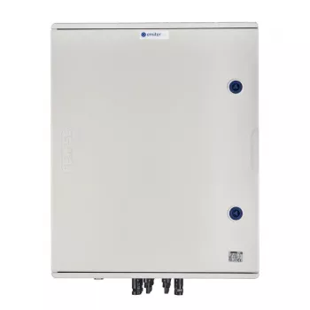 EMITER Rozdzielnica DCAC Hermetyczna IP66 EMITTER z Ogranicznikiem Przepięć DC Dehn 1000V Typ 1+2, 4 x String PV, 4 x MPPT // Ogr. AC Dehn Typ 1+2, 100A 3-Fazowy, FR 100A, Syg. Faz + Gniazdo
