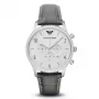 Zegarek męski Emporio Armani AR1861 ze stali nierdzewnej, chronograf, 43 mm