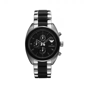 Zegarek męski Emporio Armani AR5952 Chronograf Kwarcowy 43mm Czarna Silikonowa