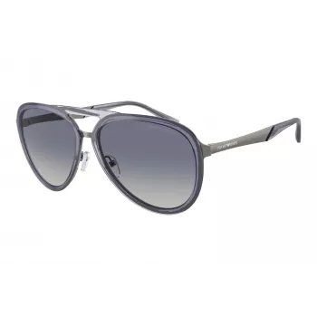 EMPORIO ARMANI EA2145-33584L Męskie Okulary Przeciwsłoneczne Polaryzacyjne - Matowa Czerń