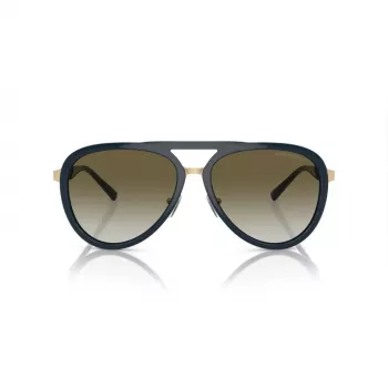 EMPORIO ARMANI EA2145-33598E Męskie okulary przeciwsłoneczne kwadratowe matowa czerń ciemny szary 59mm